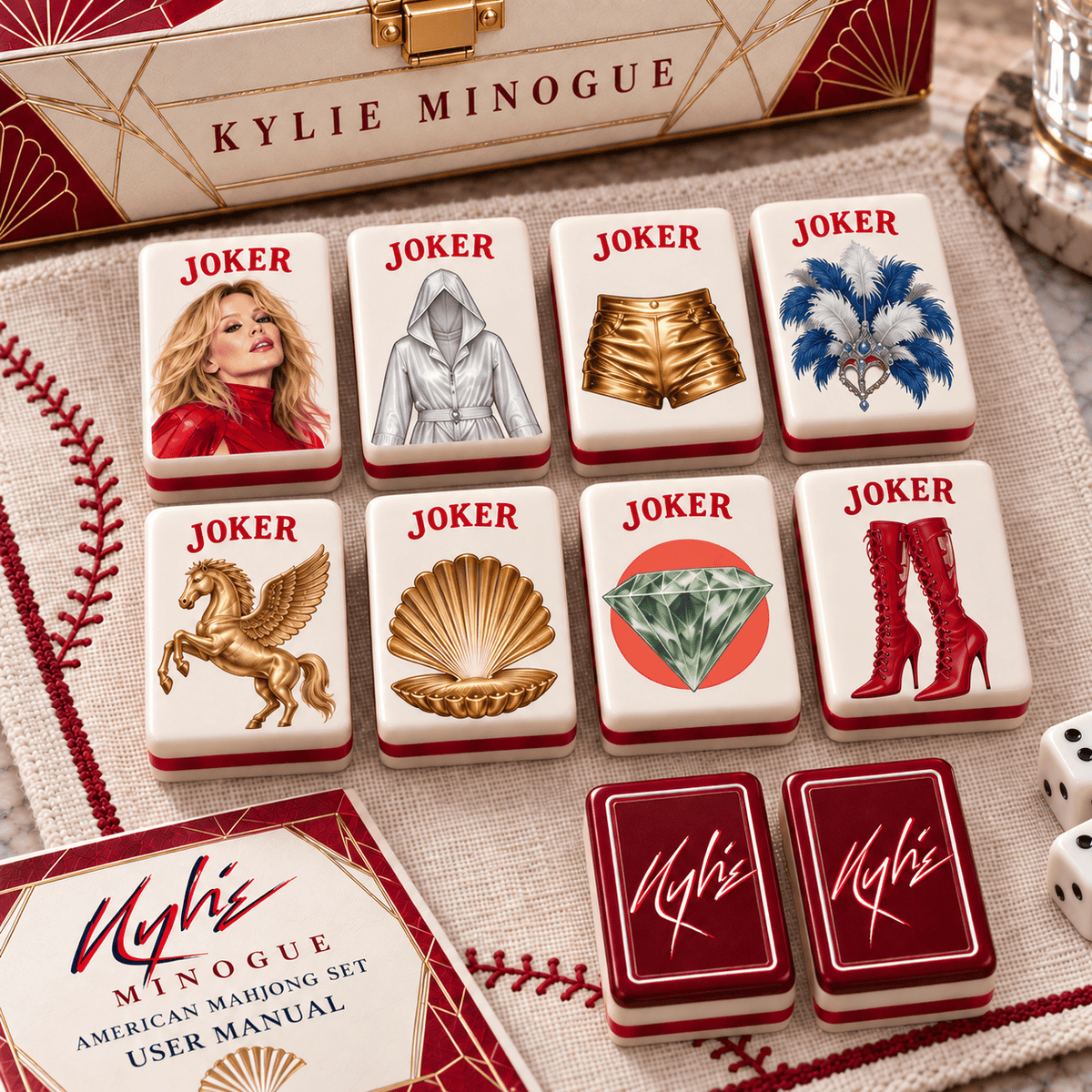 Premium KLMG Mahjong Tiles Set TTMH