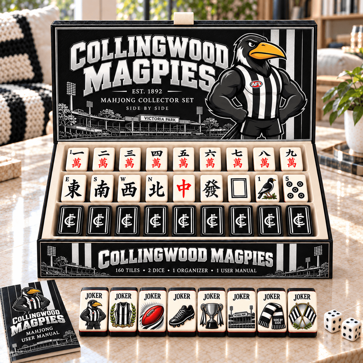 Premium CWM Mahjong Tiles Set TTMH