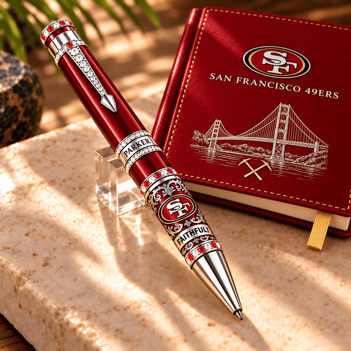 SF49 Jeweled Pen & Notebook Gift Set NHVH