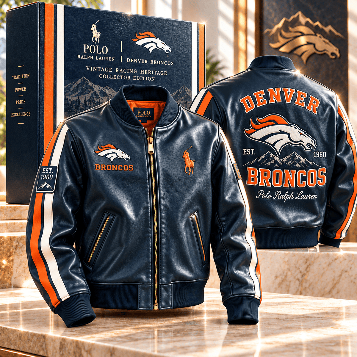 DVBC PREMIUM LEATHER BOMBER JACKET NTNA