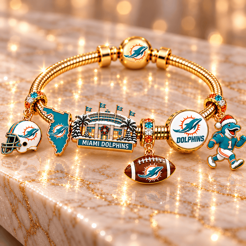 MDP Gold Charm Bracelet Set DNBN