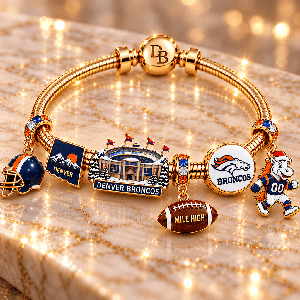 DVBC Gold Charm Bracelet Set DNBN