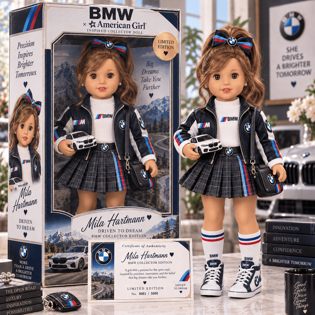 Premium BW Commemorative Collector Doll NTNA