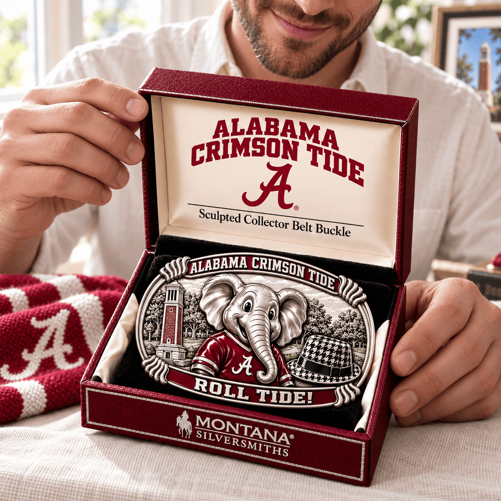 ACT SCULPTED COLLECTOR BELT BUCKLE HQH