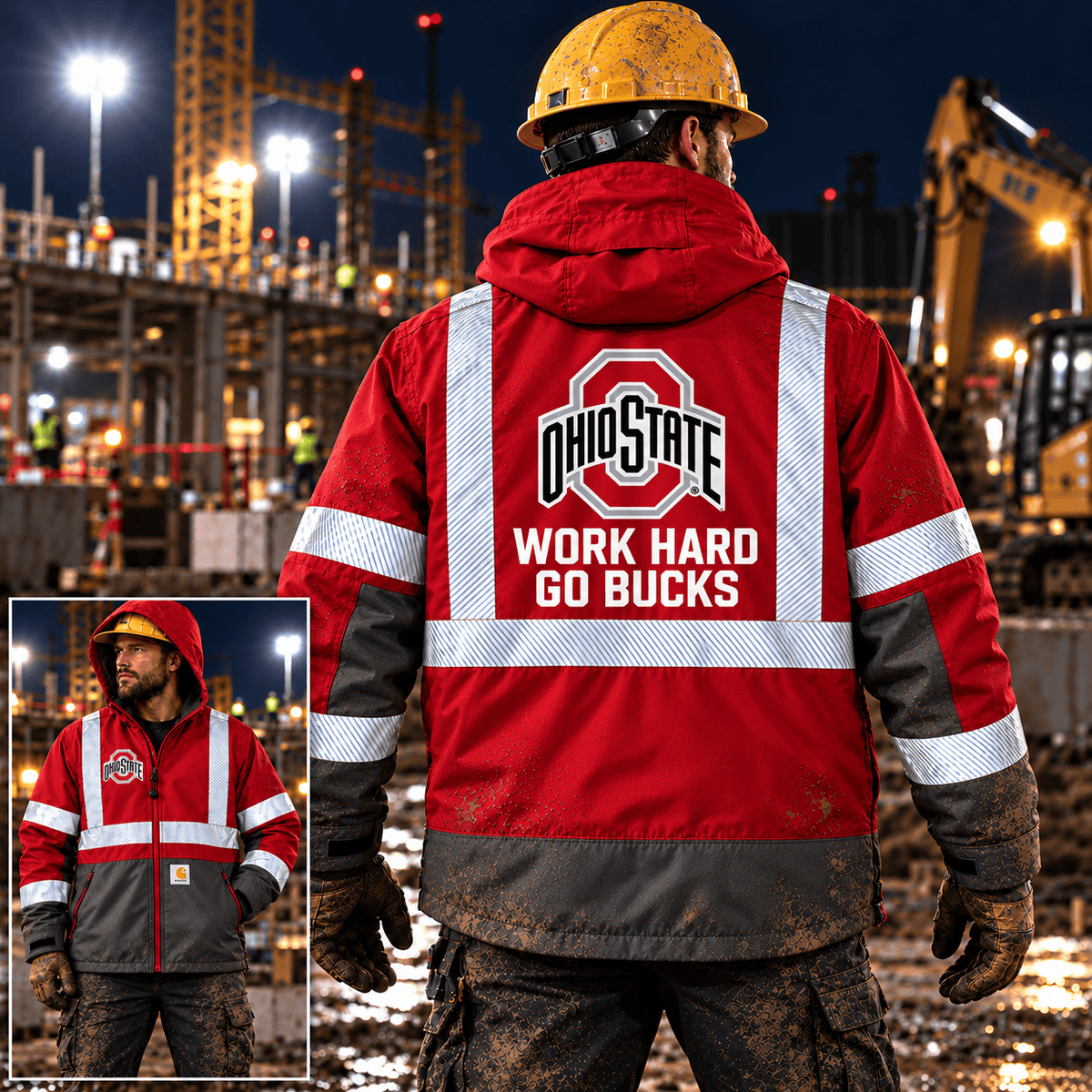 OSB Custom Reflective Workwear Jacket PNPA