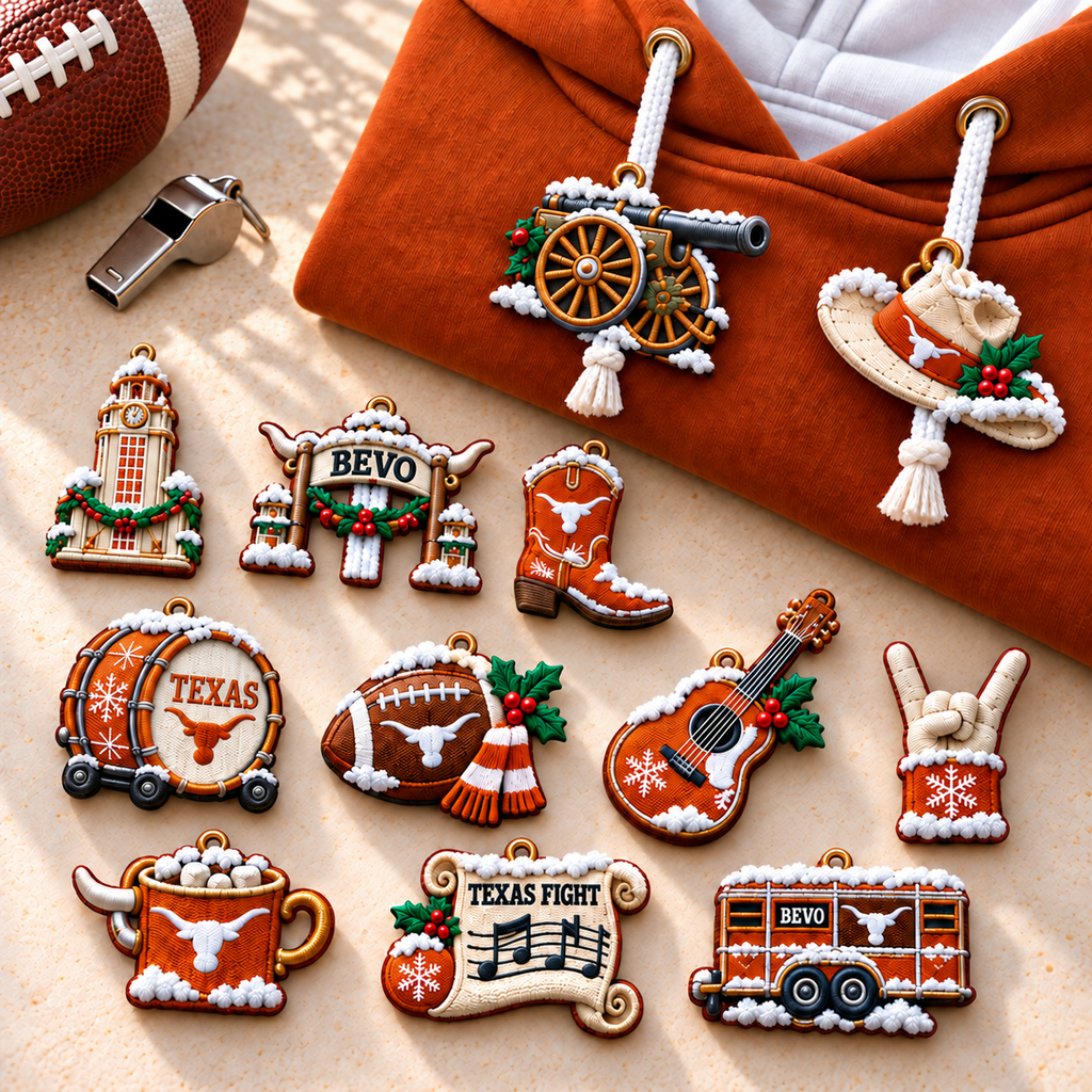 Premium TLS Christmas Embroidered Charm Hoodie PVNA