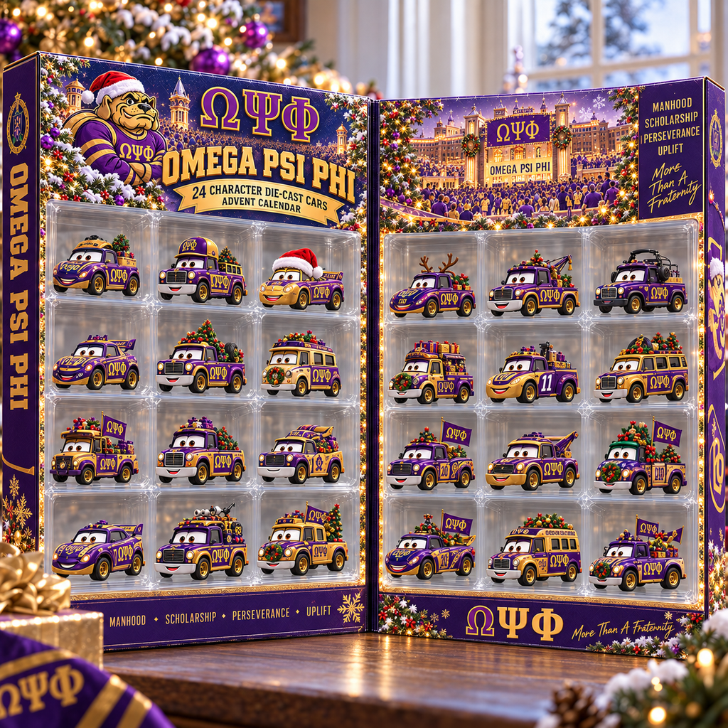 OMPP Premium Character Die-Cast Cars Christmas Advent Calendar NTNA