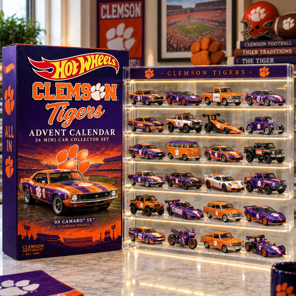 Clemson Tigers Premium Mini Car Advent Calendar