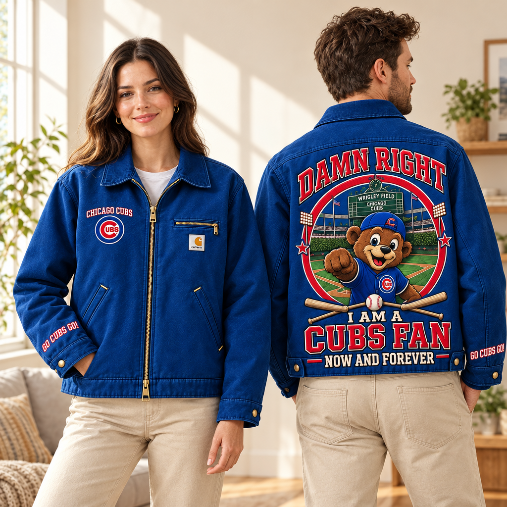 Chicago Cubs Workjacket Embroidered Detroit Jacket