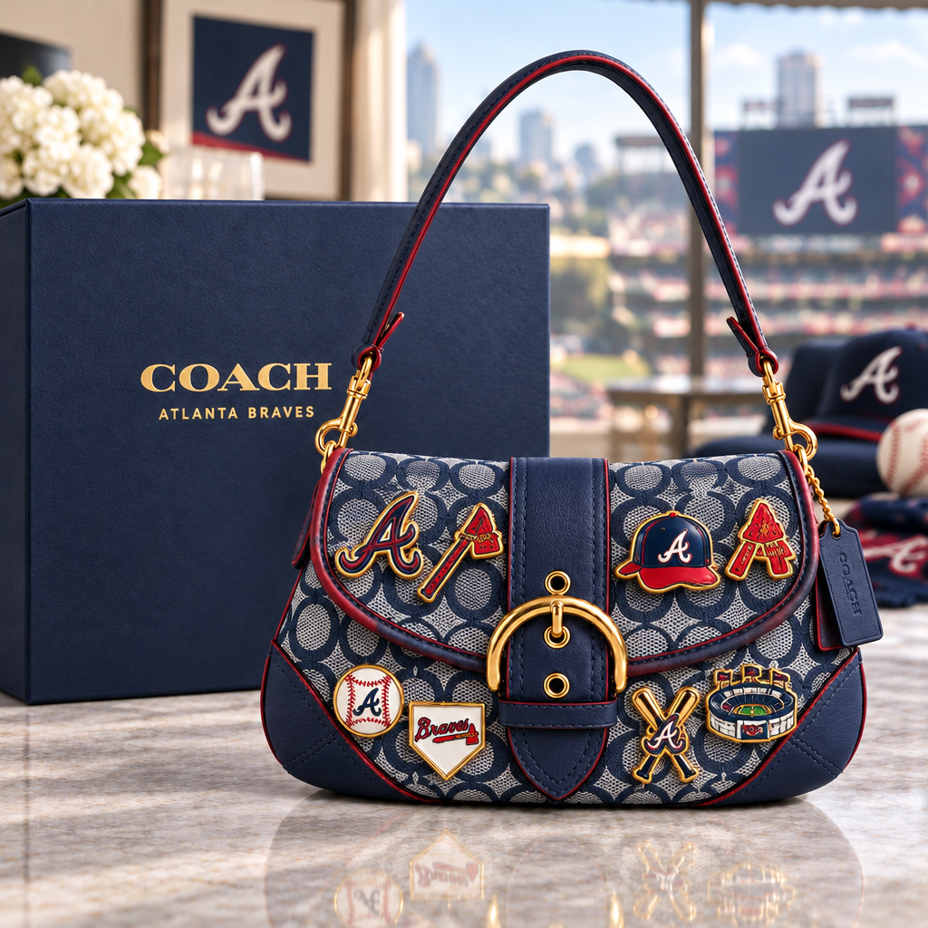Atlanta Braves Soho Bag With Charm